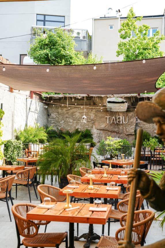 Tabu dining room, Williamsburg